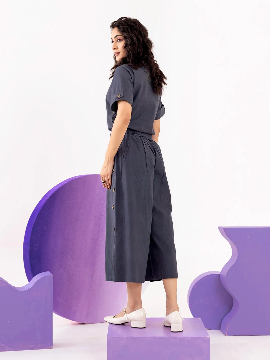Co-ord Set with Button Detailing