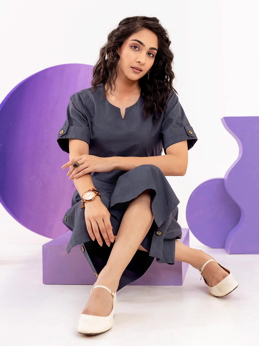 Co-ord Set with Button Detailing