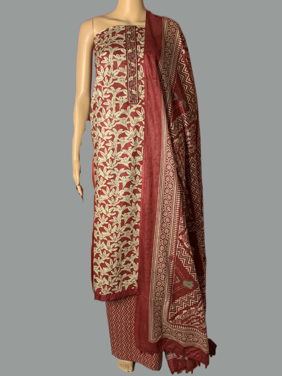 Cotton Unstitched Suit