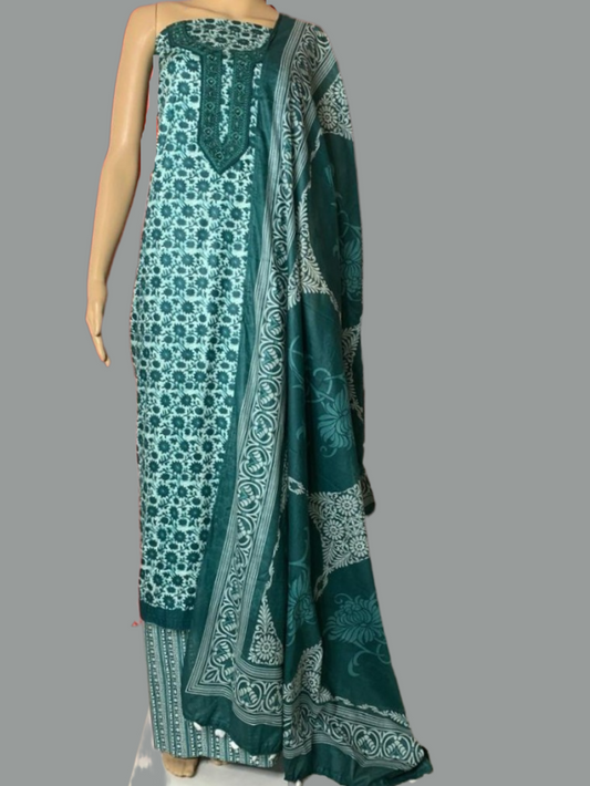 Cotton Unstitched Suit