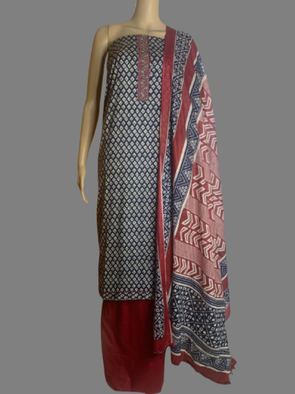 Cotton Unstitched Suit