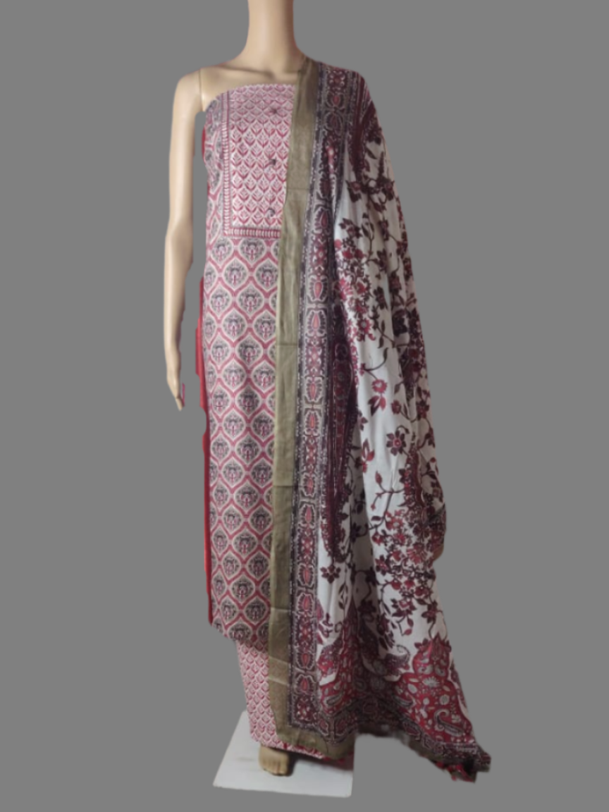 Cotton Unstitched Suit