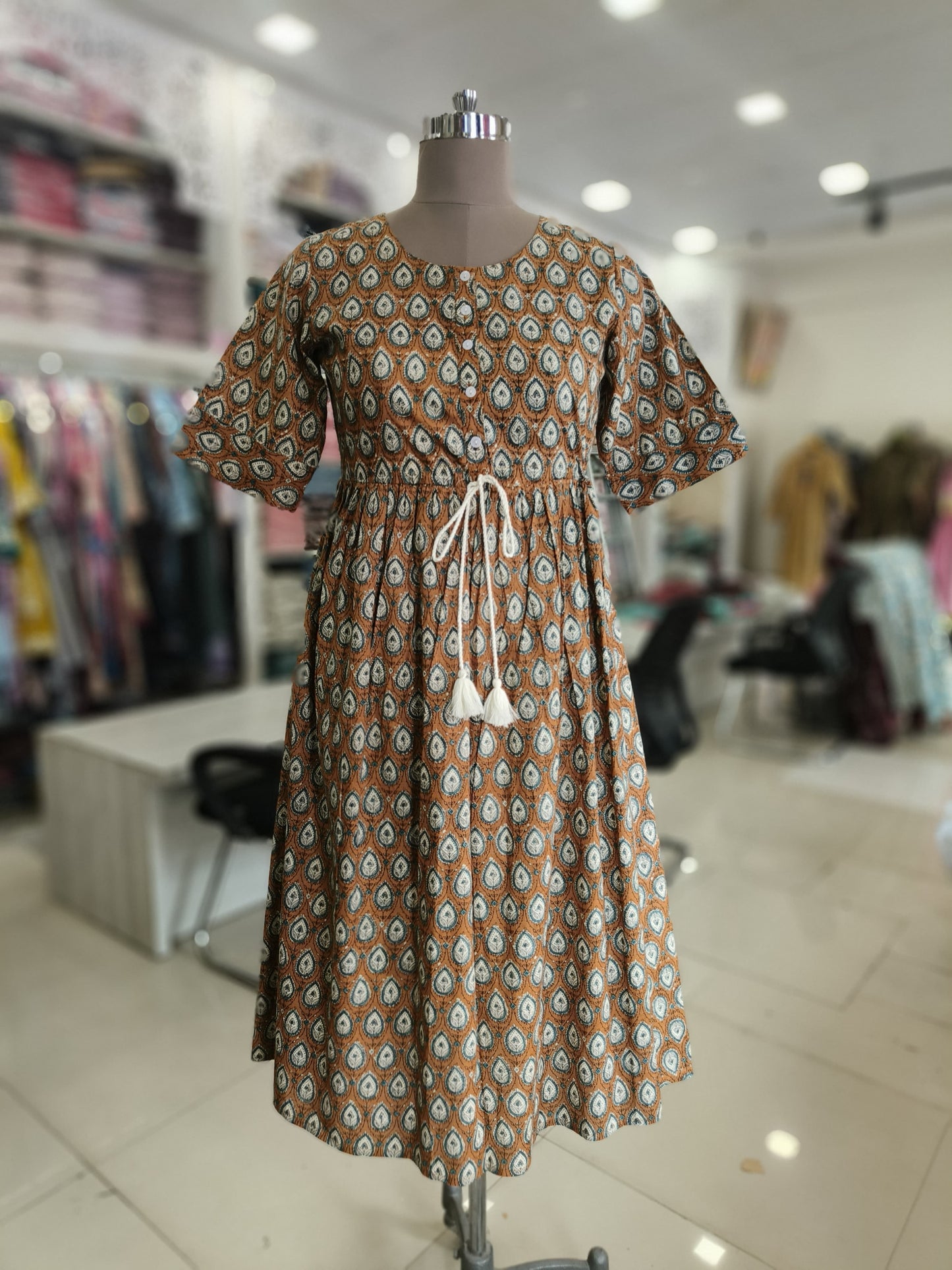 Designer Cotton Fabric Kurti