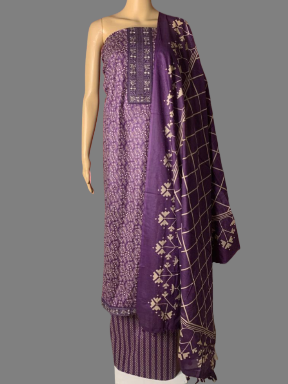 Cotton Unstitched Suit