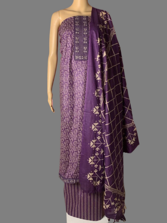 Cotton Unstitched Suit