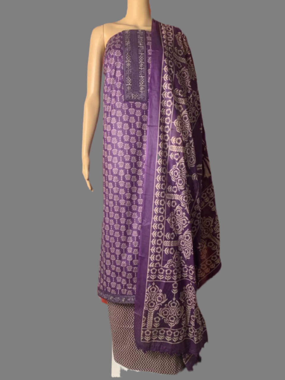 Cotton Unstitched Suit