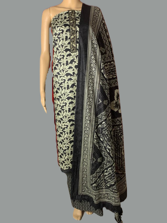 Cotton Unstitched Suit