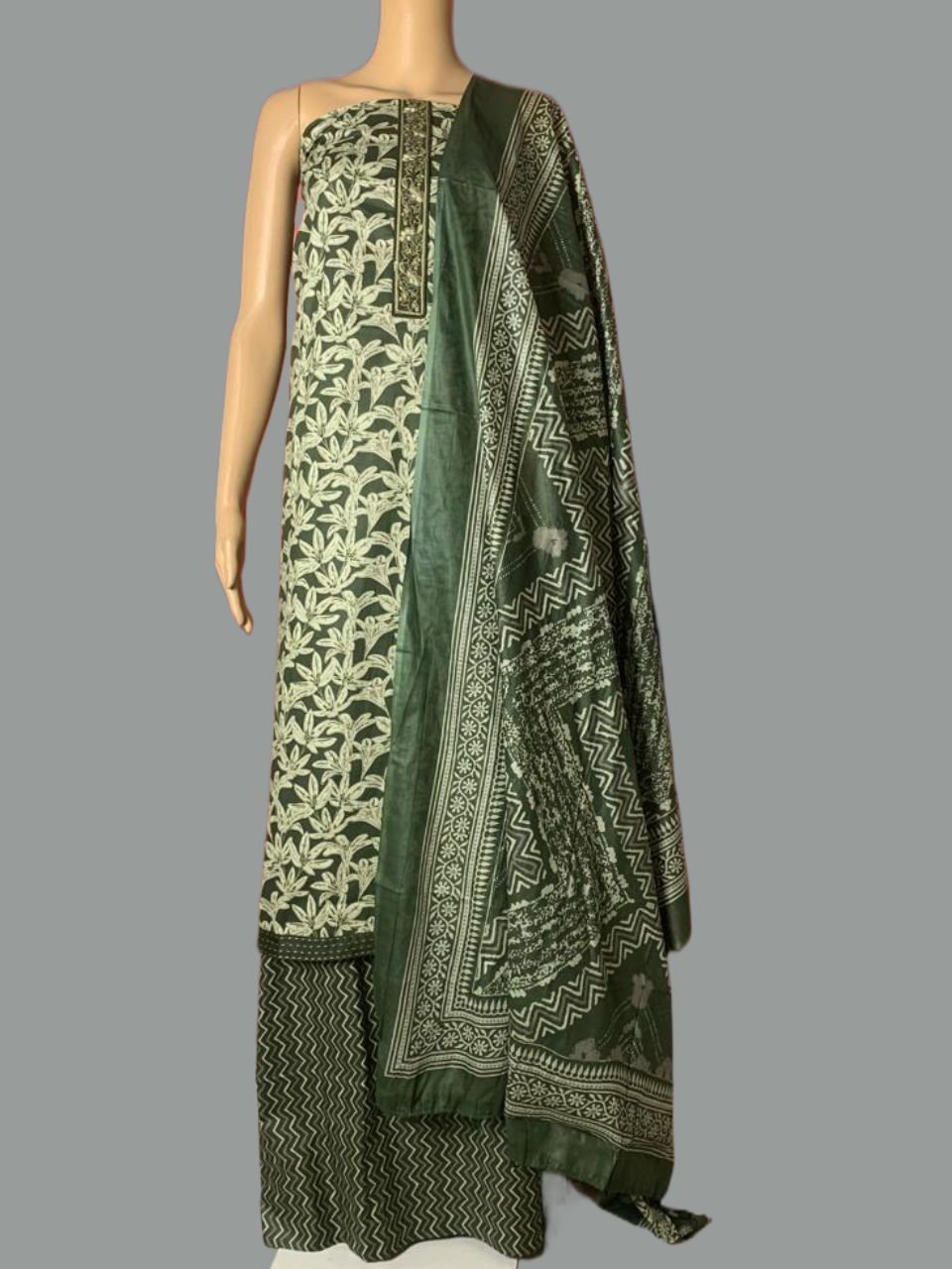 Cotton Unstitched Suit