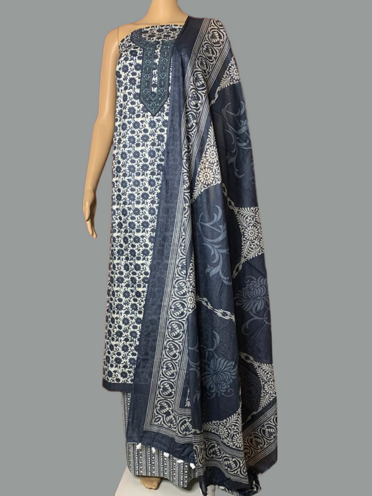 Cotton Unstitched Suit