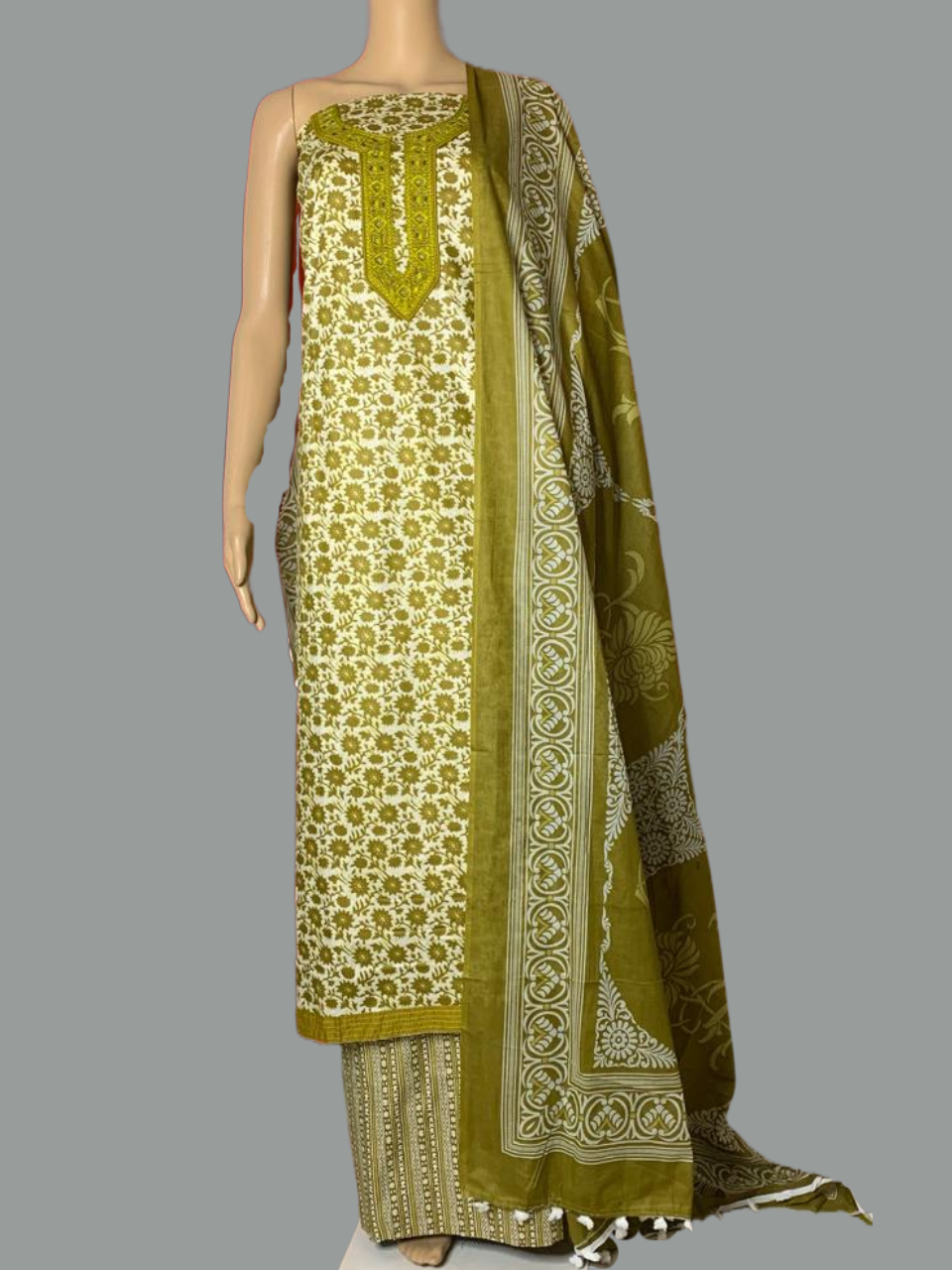 Cotton Unstitched Suit