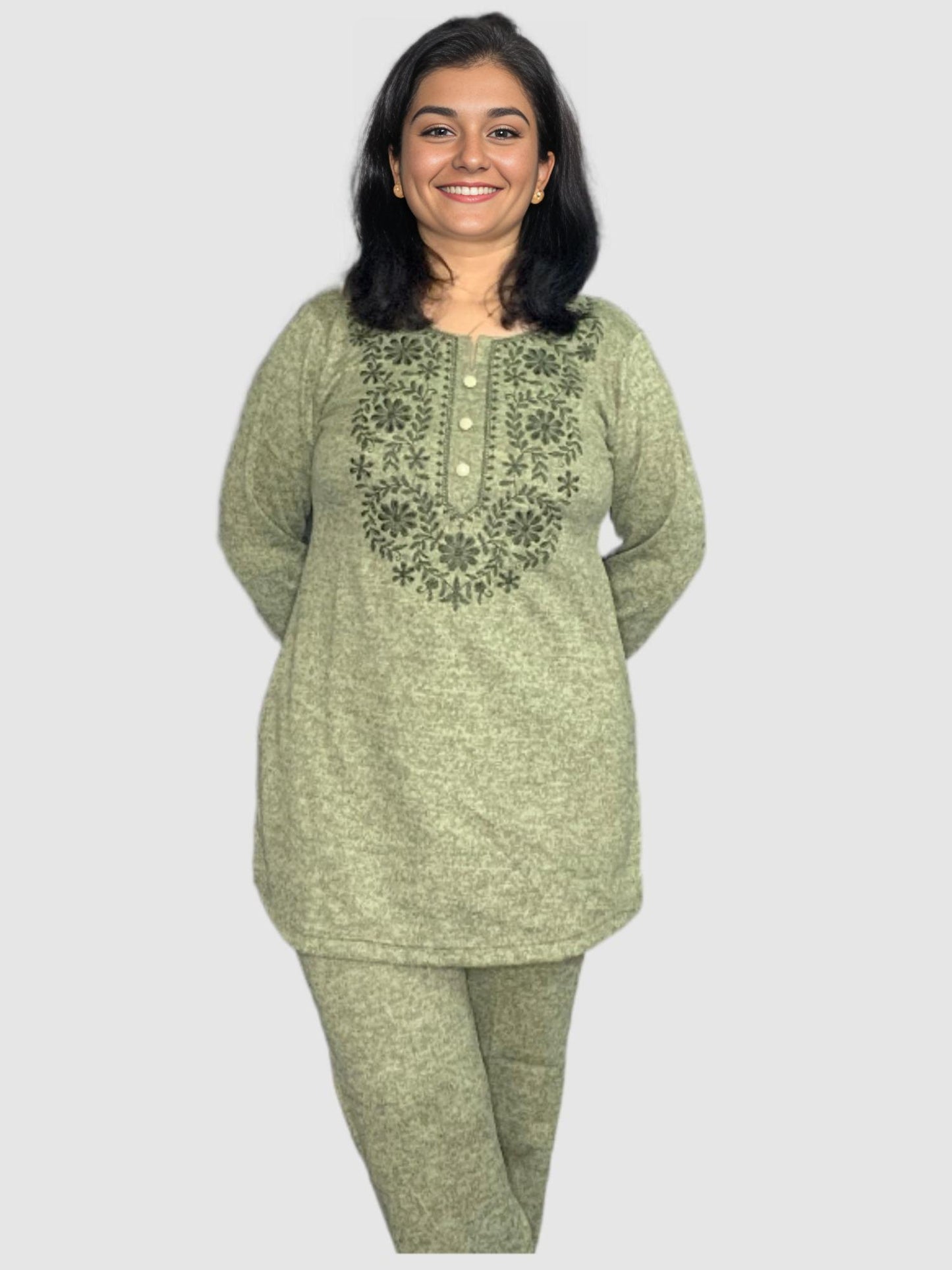 Karachi Wool Coord Set Cum Loungewear