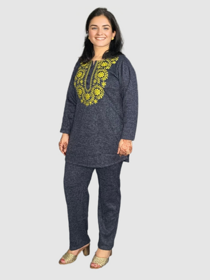 Karachi Wool Coord Set Cum Loungewear