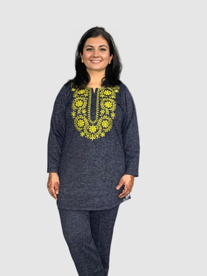 Karachi Wool Coord Set Cum Loungewear