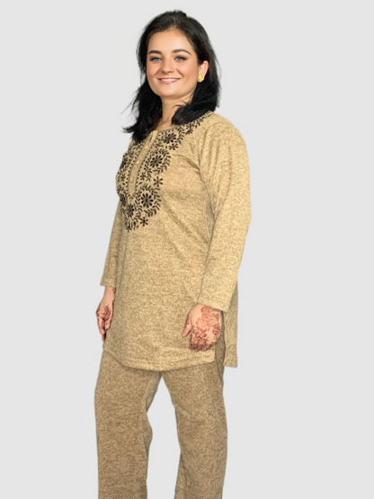 Karachi Wool Coord Set Cum Loungewear