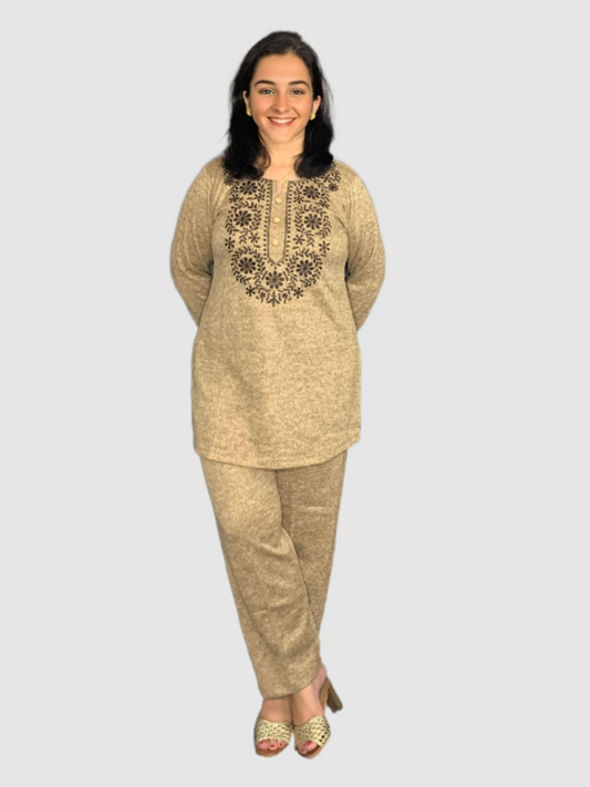 Karachi Wool Coord Set Cum Loungewear