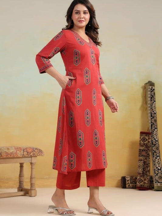 Elegant Cotton Kurta Set