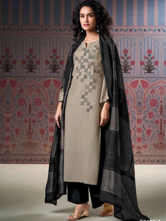 Premium Bemberg Silk Unstitched Suit