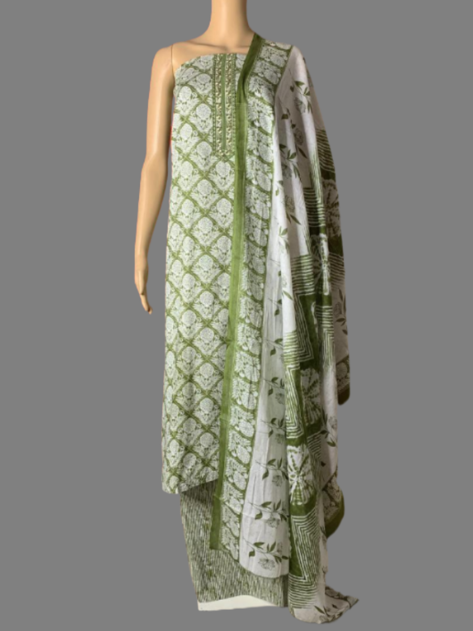 Cotton Unstitched Suit