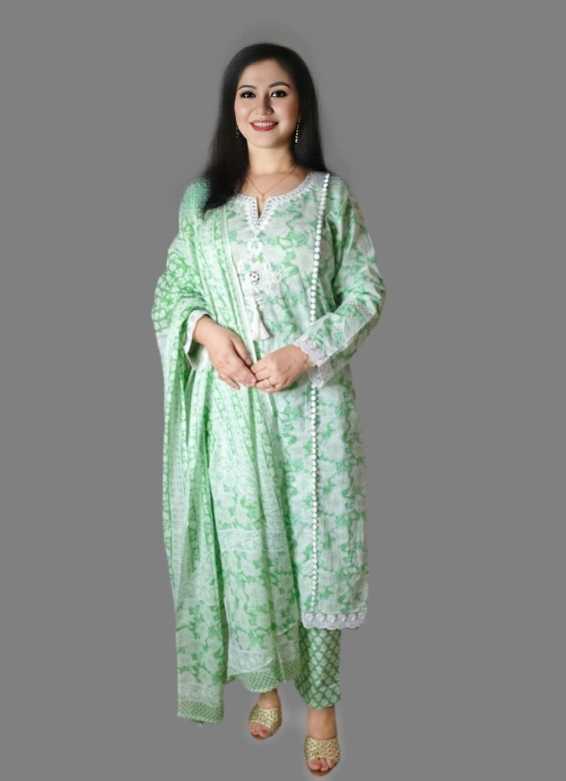 Elegant Cotton Stitched Suit