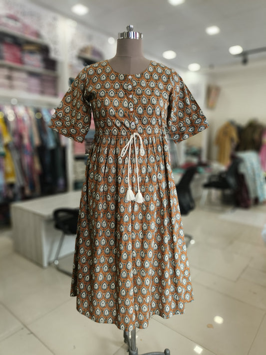 Designer Cotton Fabric Kurti