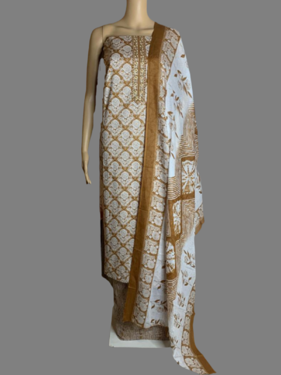 Cotton Unstitched Suit