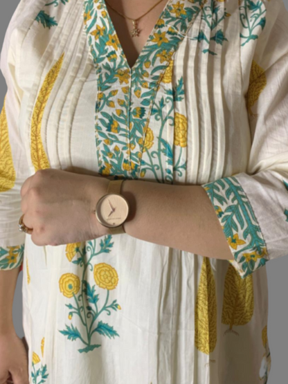 Elegant Cotton Pant Suit