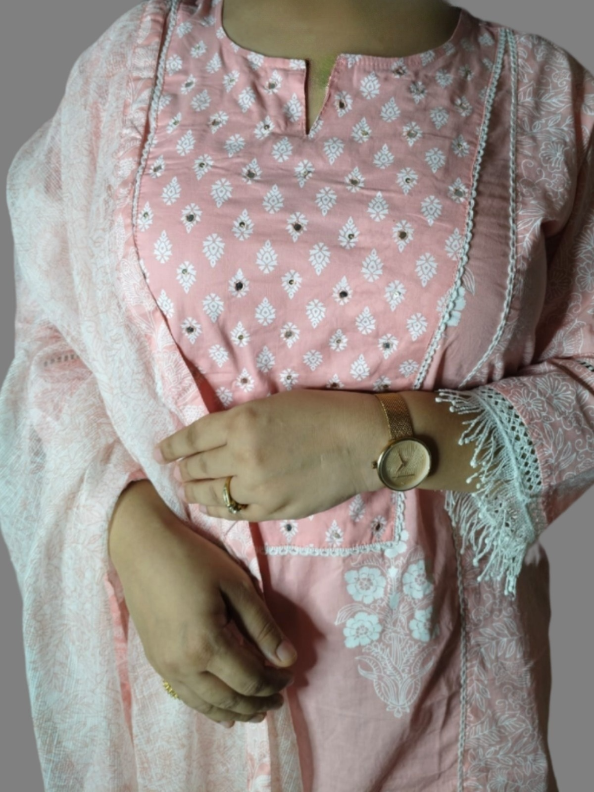 Elegant Cotton Stitched Suit