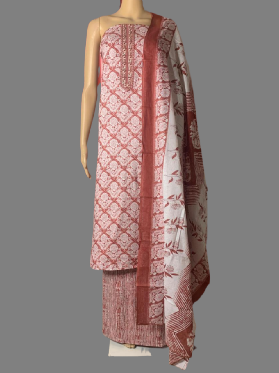 Cotton Unstitched Suit